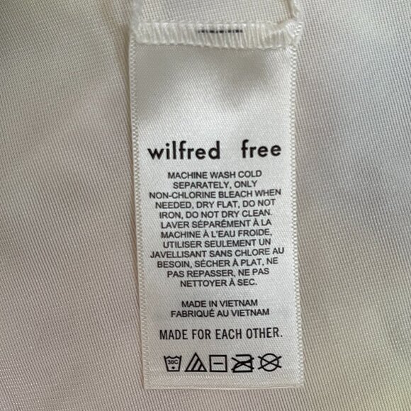 Aritzia Wilfred Free Velvet Pastel Rainbow Thong Bodysuit | Size XS - Picture 5 of 5